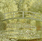 Riproduzione quadri di Claude Monet Acqua Lily Pond, Sinfonia in Verde