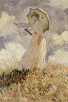 Riproduzione quadri di Claude Monet Donna con un Parasol