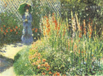 Riproduzione quadri di Claude Monet Gladioli