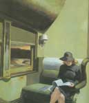 Riproduzione quadri di Edward Hopper Compartimento C, auto
