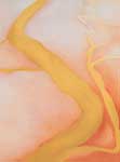 Riproduzione quadri di Georgia OKeeffe Era giallo rosa III