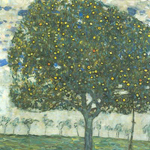 Riproduzione quadri di Gustave Klimt Albero di mele II