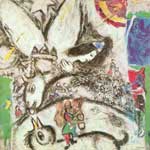 Riproduzione quadri di Marc Chagall Il circo della grande