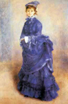 Riproduzione quadri di Pierre August Renoir Donna parigina