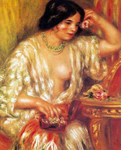 Riproduzione quadri di Pierre August Renoir Gabrielle con gioielli