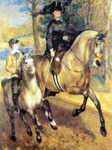 Riproduzione quadri di Pierre August Renoir Riders nel Bois de Boulogne