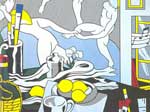 Riproduzione quadri di Roy Lichtenstein Artisti Studio, La danza